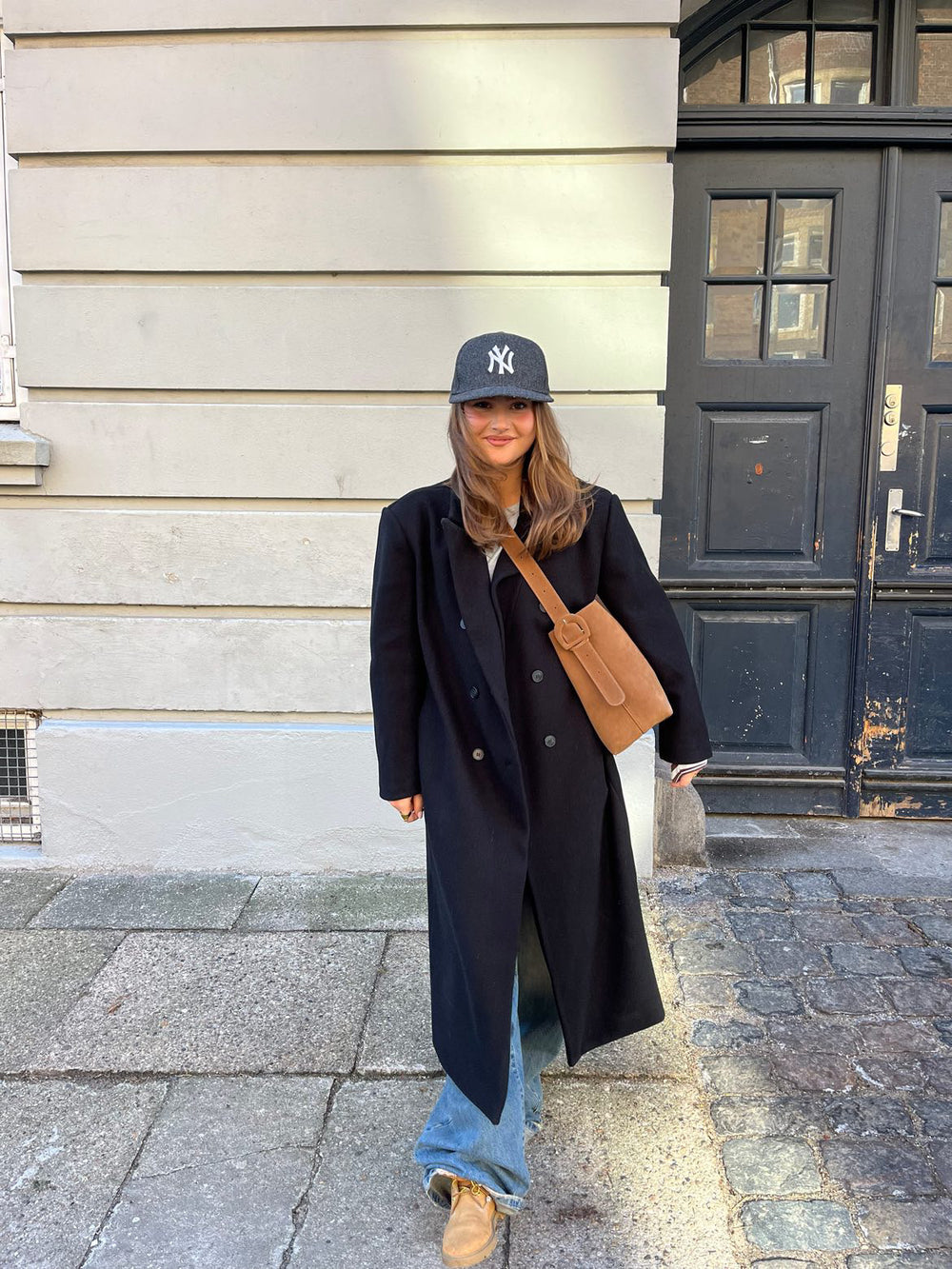 Alva oversized frakke - Sort