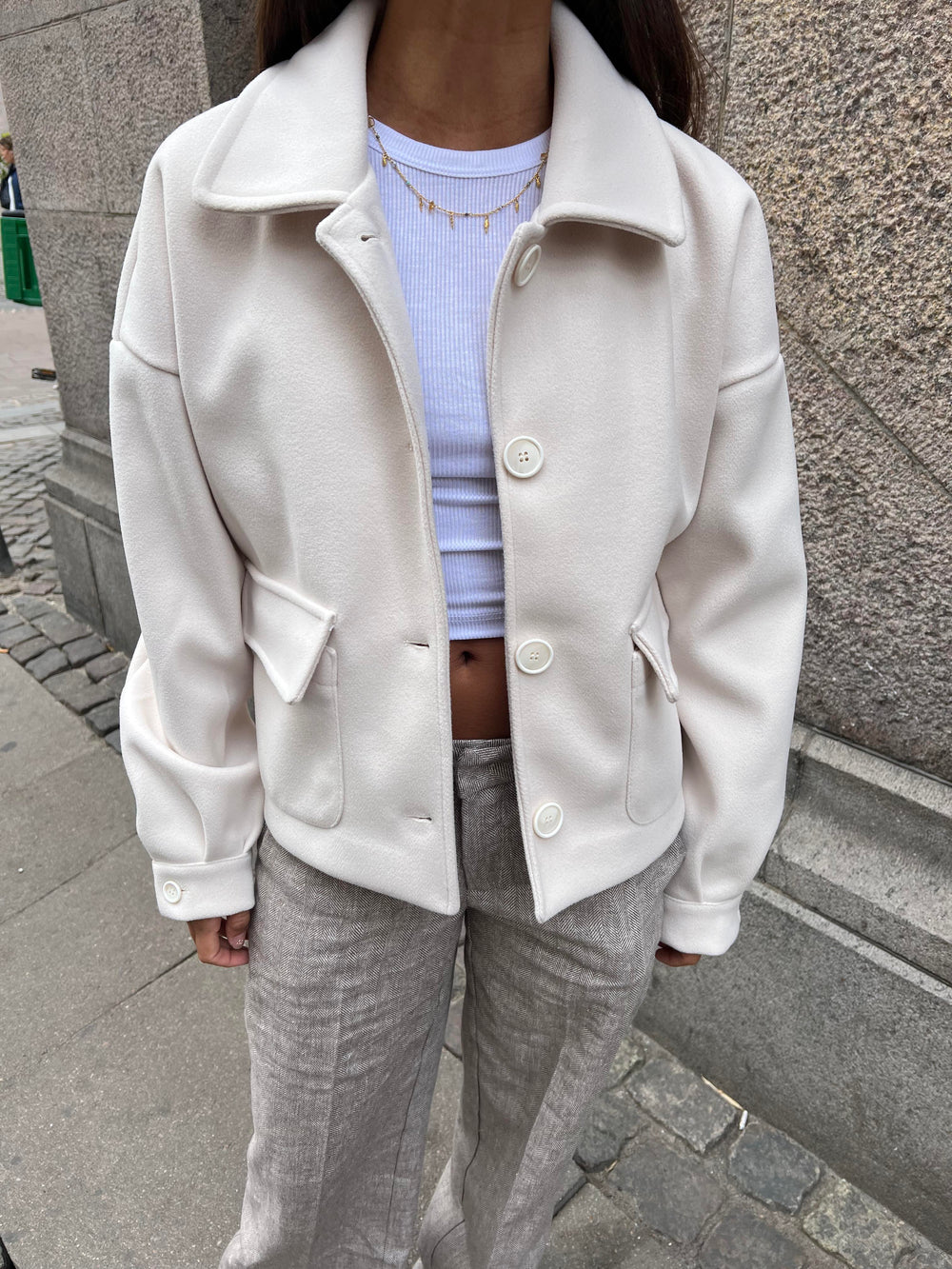 Veneda jakke - Off-white