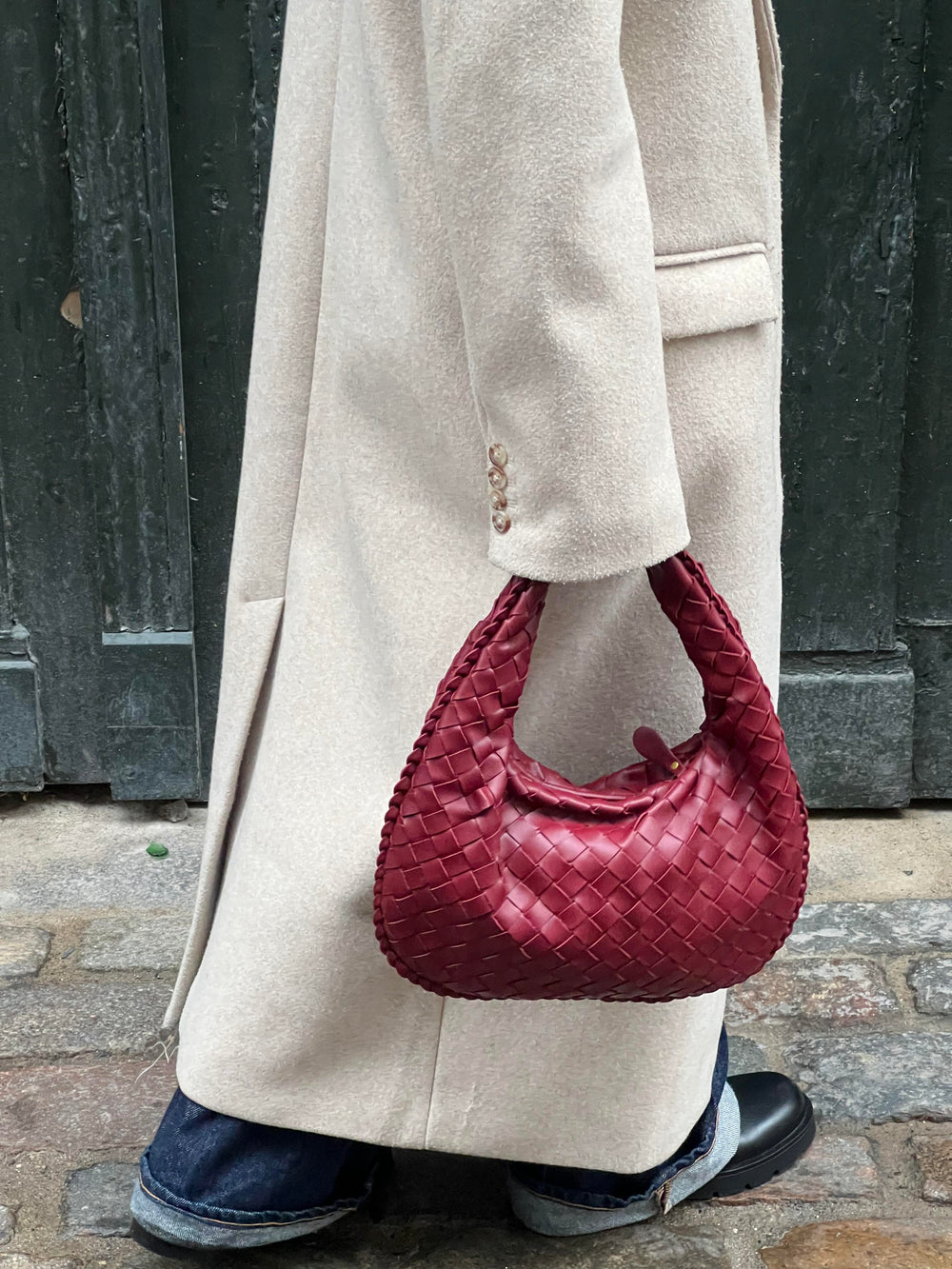 Paris taske - Vinrød