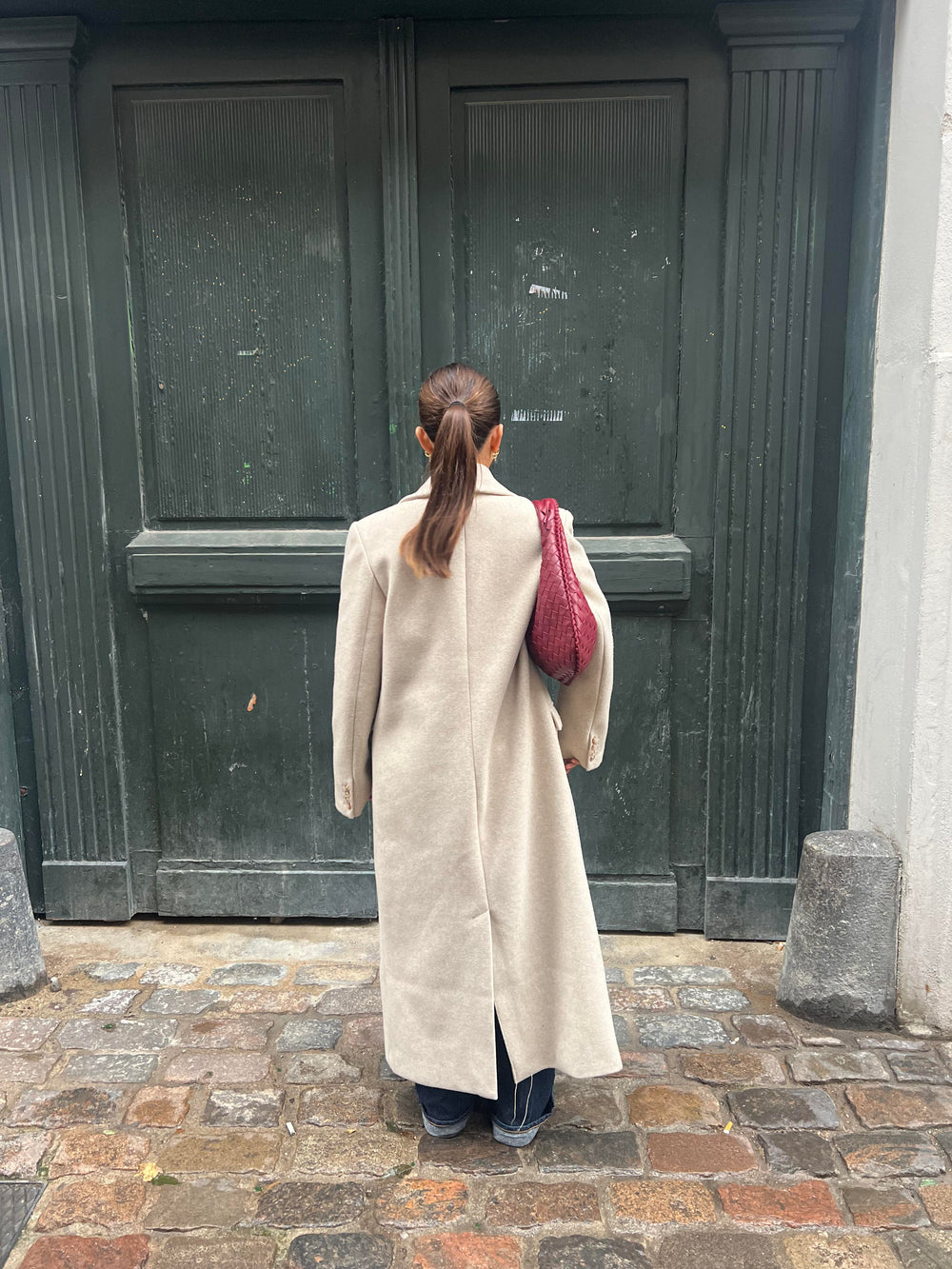 Paris taske - Vinrød