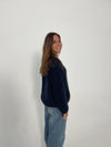 Genevieve striktrøje - Navy