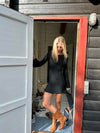 Solange glitter kjole - Sort