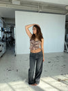 Capri top - Leopard