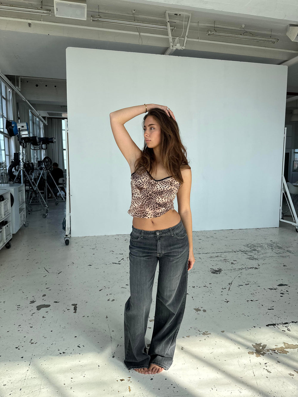Capri top - Leopard