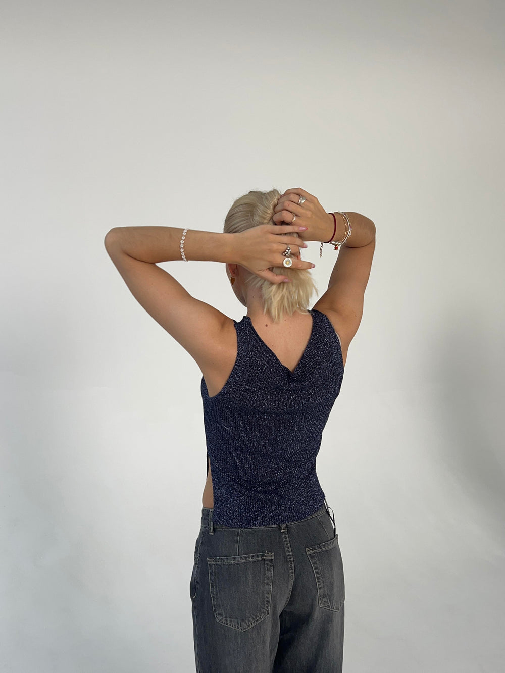Montania glimmer top - Navy