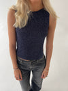 Montania glimmer top - Navy