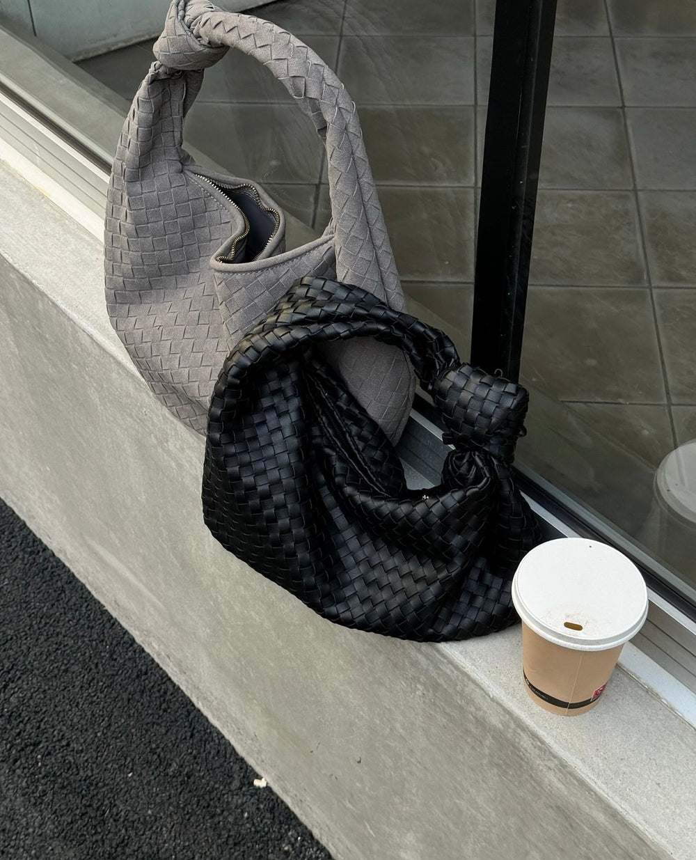 Florence taske i ruskind - Grå