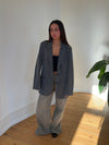 Epsilia oversized blazer - Grå