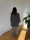 Epsilia oversized blazer - Grå