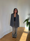 Epsilia oversized blazer - Grå