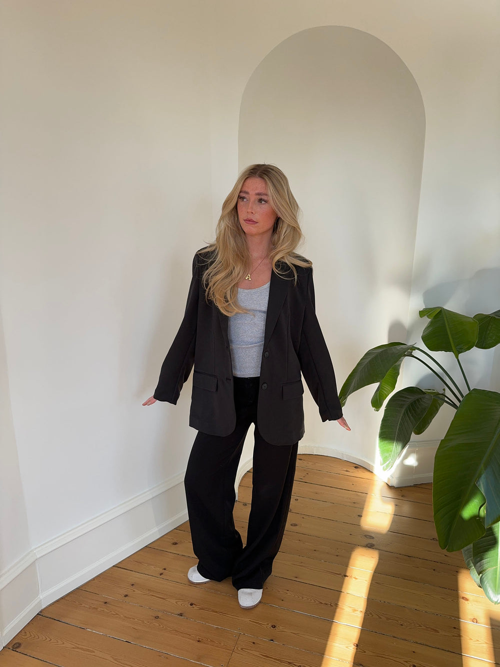 Epsilia oversized blazer - Sort