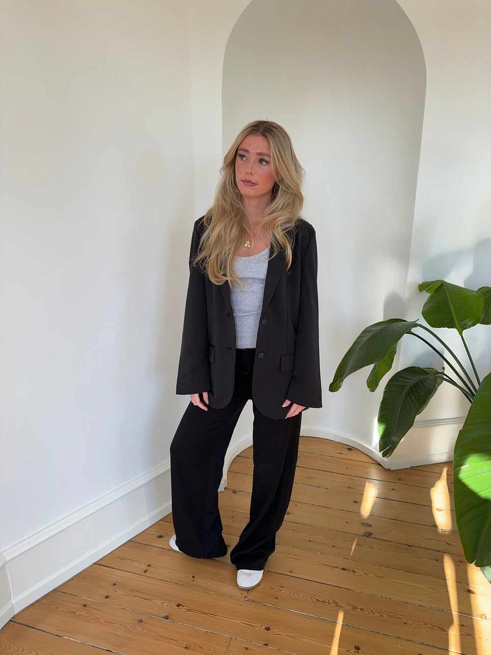 Epsilia oversized blazer - Sort