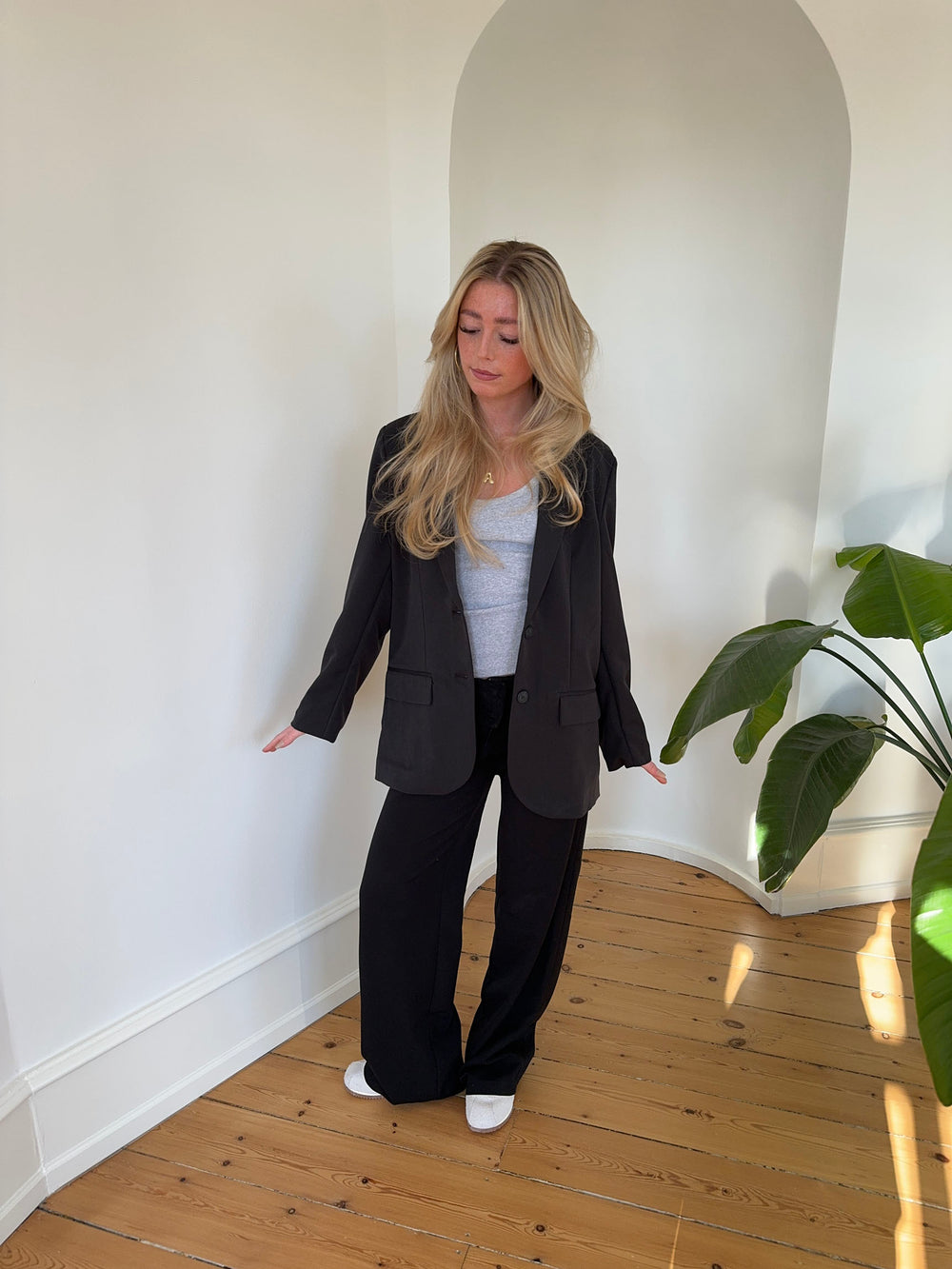Epsilia oversized blazer - Sort