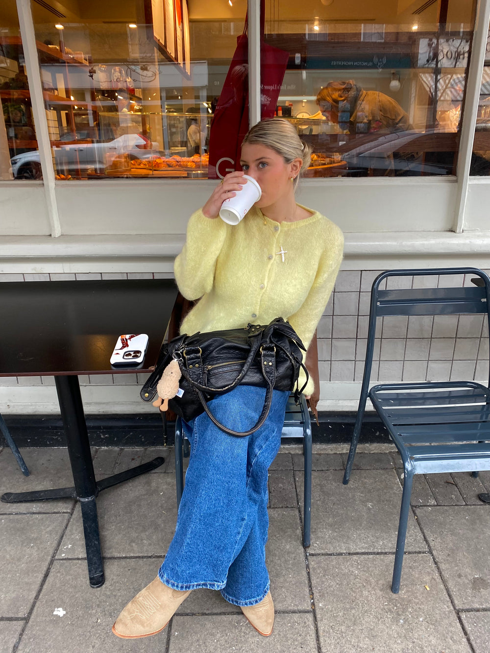 Jamilla mohair cardigan - Gul