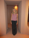 Julle glitter haltertop - Rosa