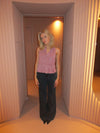 Julle glitter haltertop - Rosa