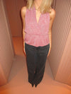 Julle glitter haltertop - Rosa