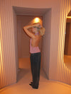 Julle glitter haltertop - Rosa