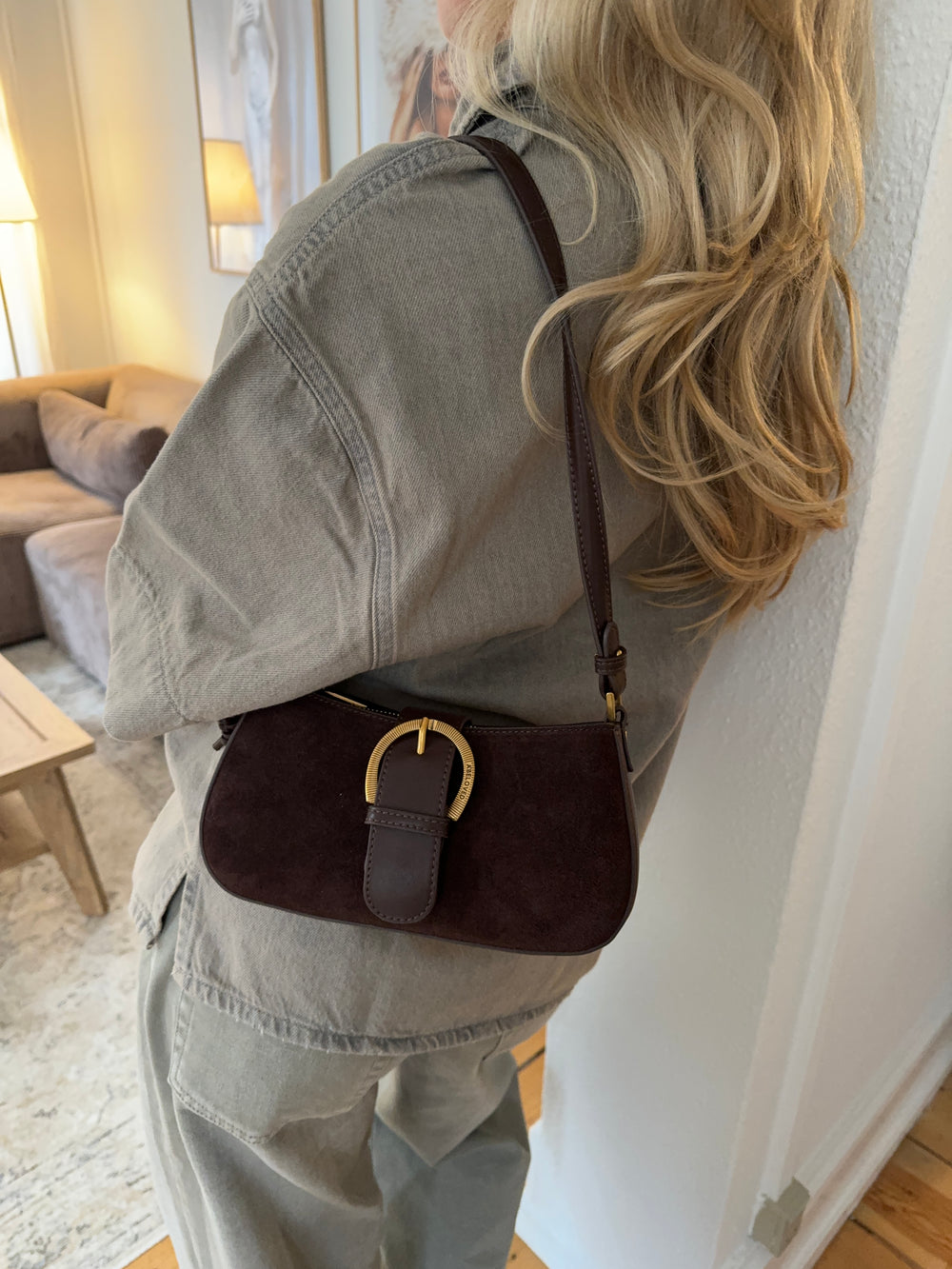 Napoli håndtaske - Mørkebrun