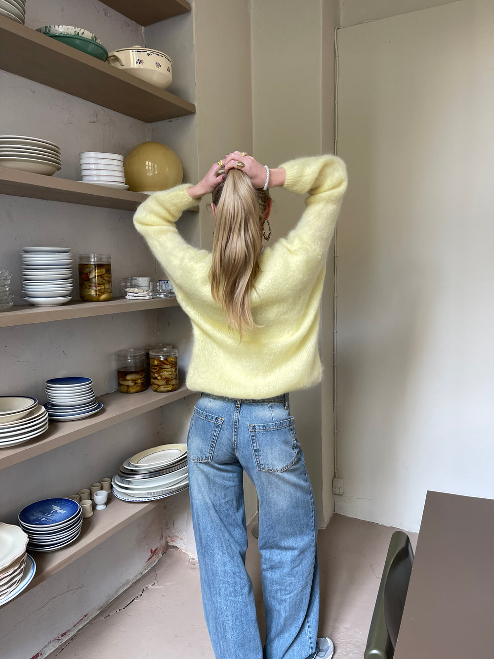 Jamilla mohair cardigan - Gul