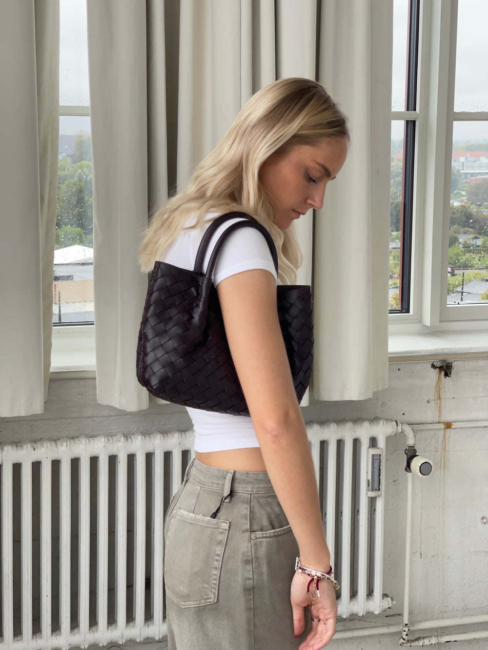 Las Vegas taske - Bordeaux/lilla