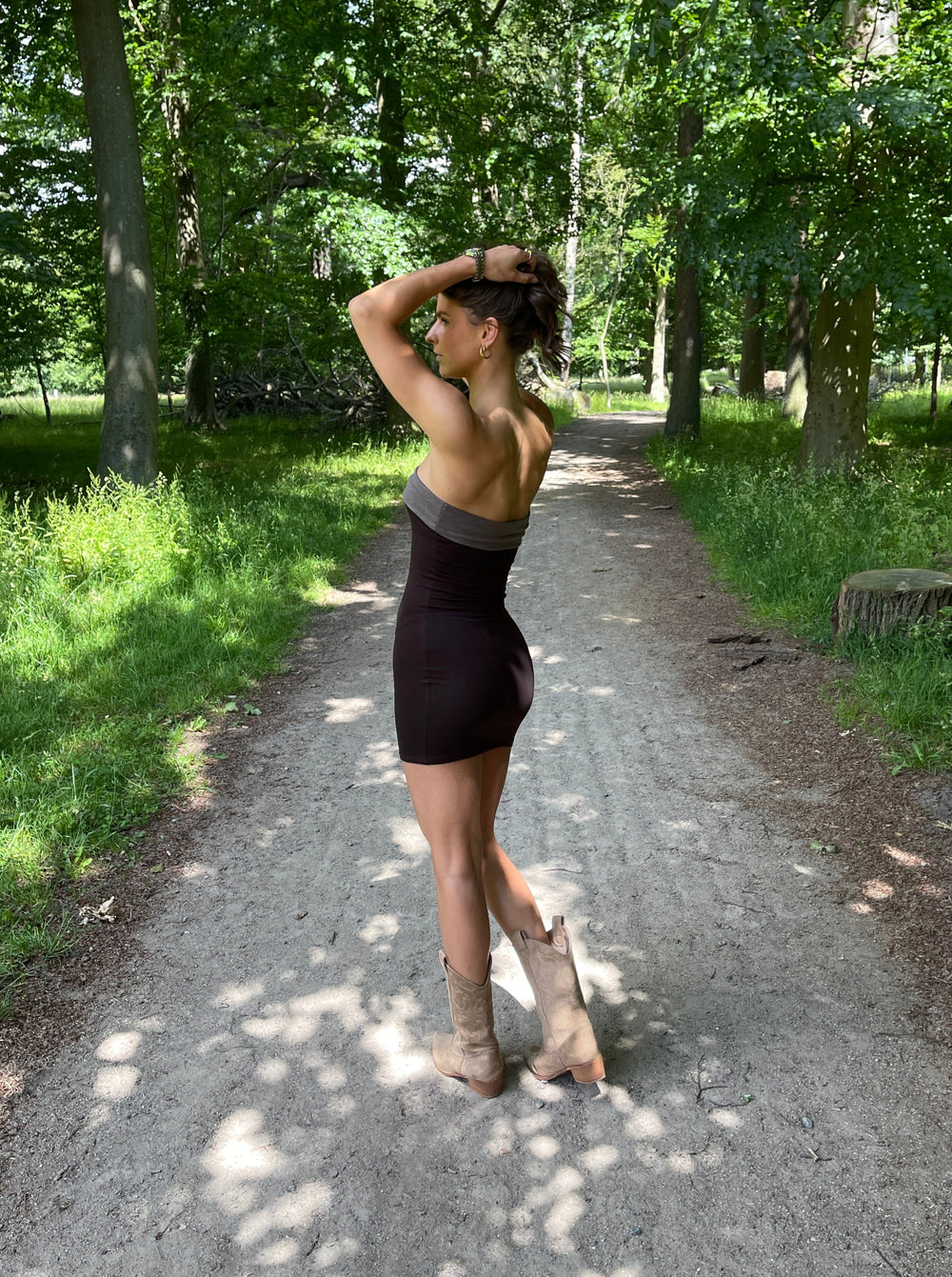 Maisy kjole - Brun