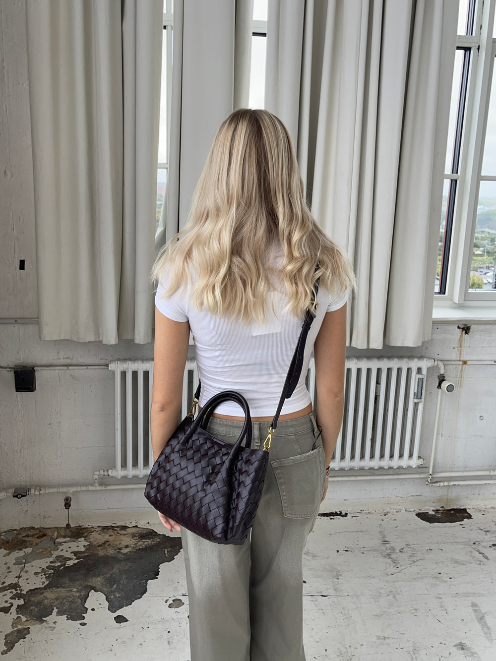 Las Vegas taske - Bordeaux/lilla