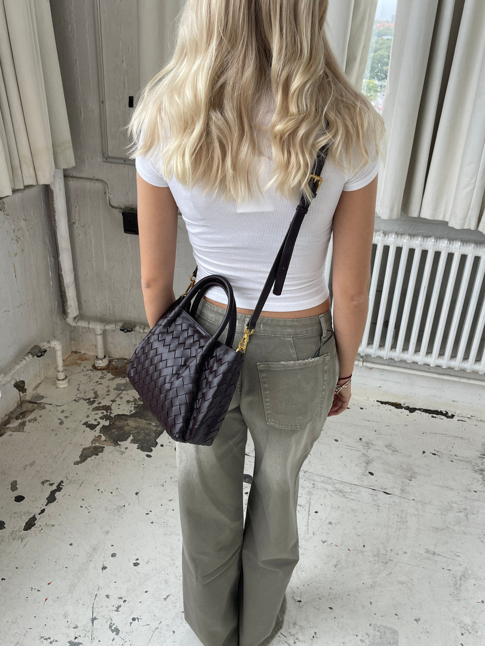 Las Vegas taske - Bordeaux/lilla