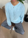 Jamilla mohair cardigan - Lyseblå