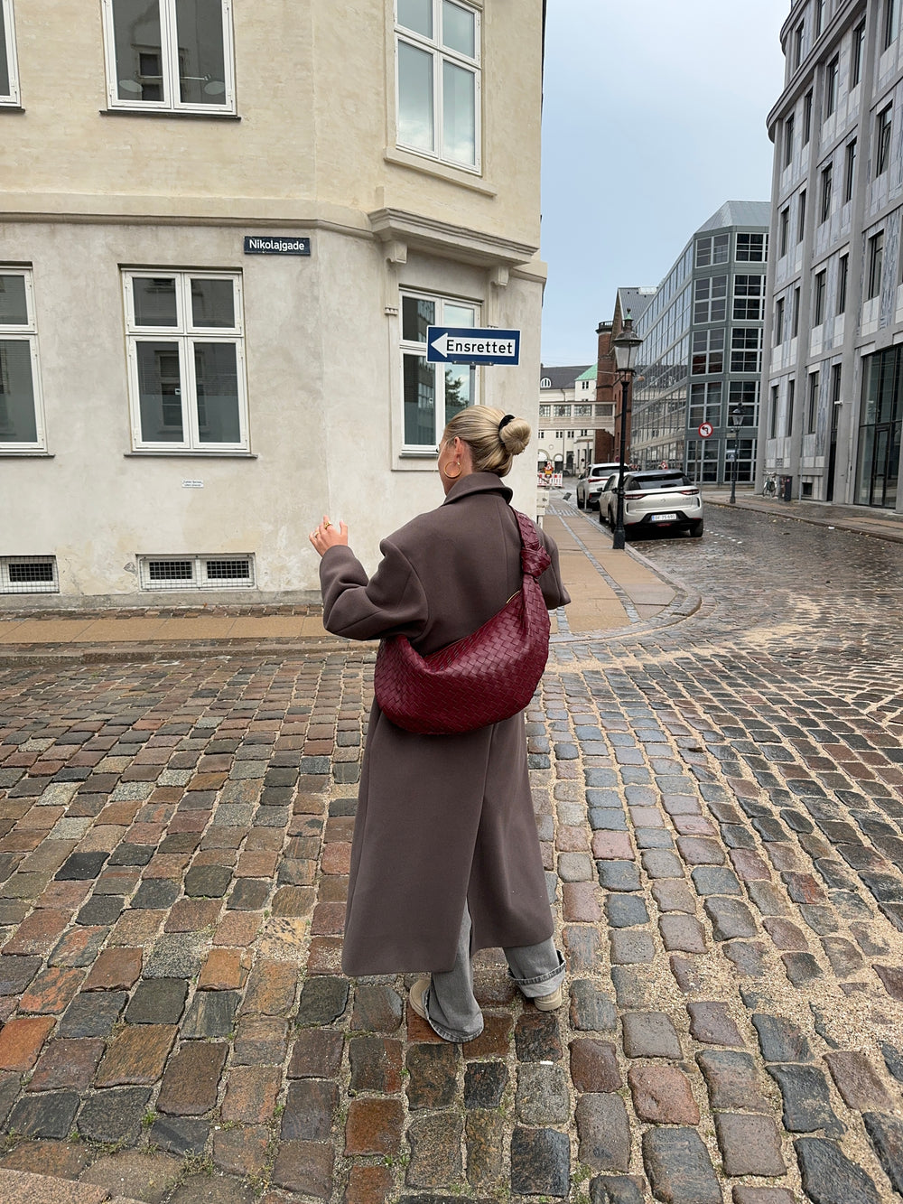 Florence taske stor version - Vinrød