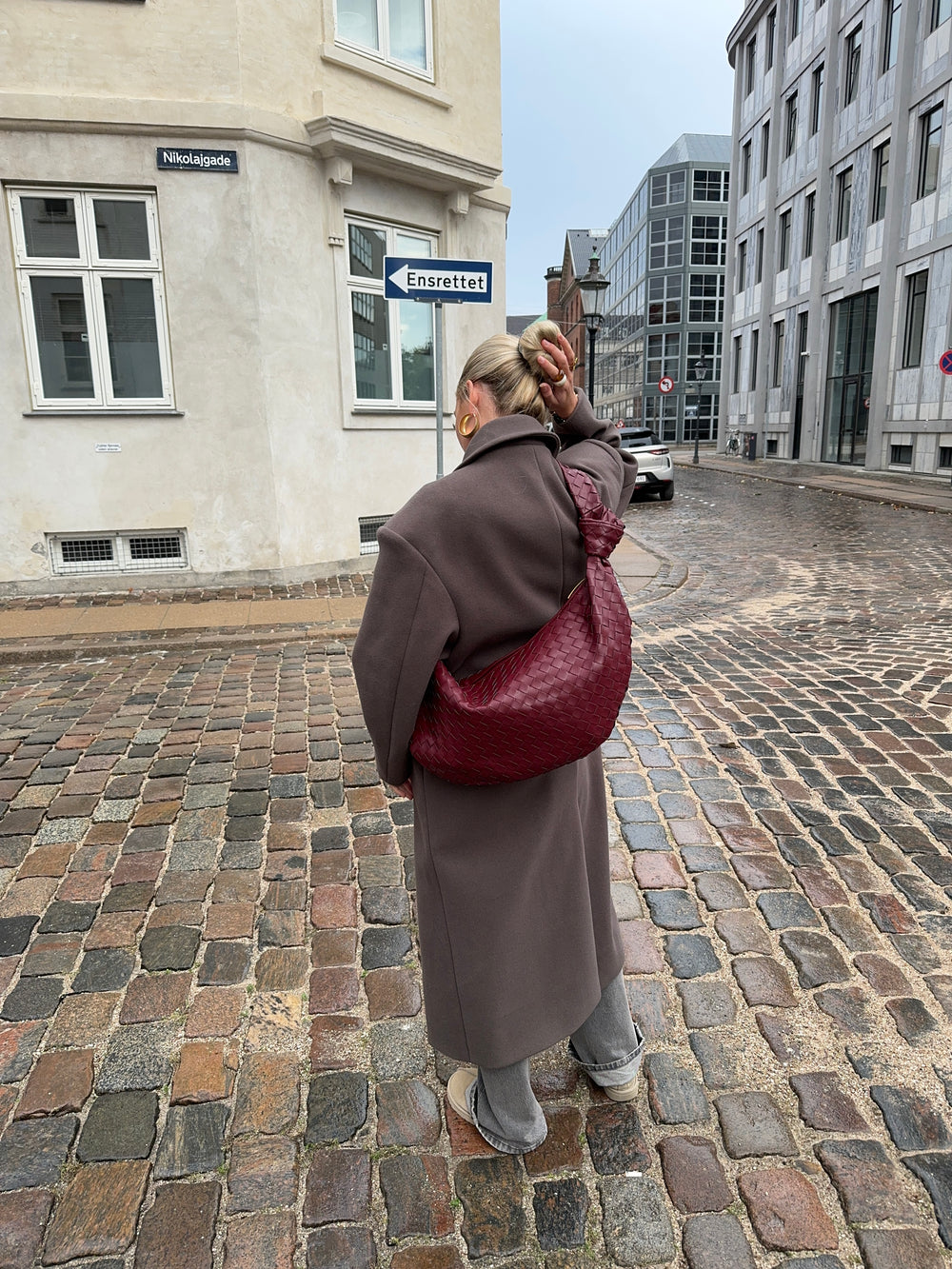 Florence taske stor version - Vinrød