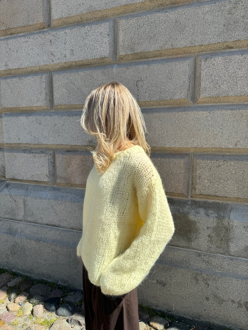 Genevieve striktrøje - Gul