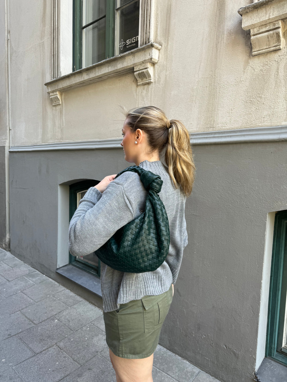 Florence taske - Mørk grøn