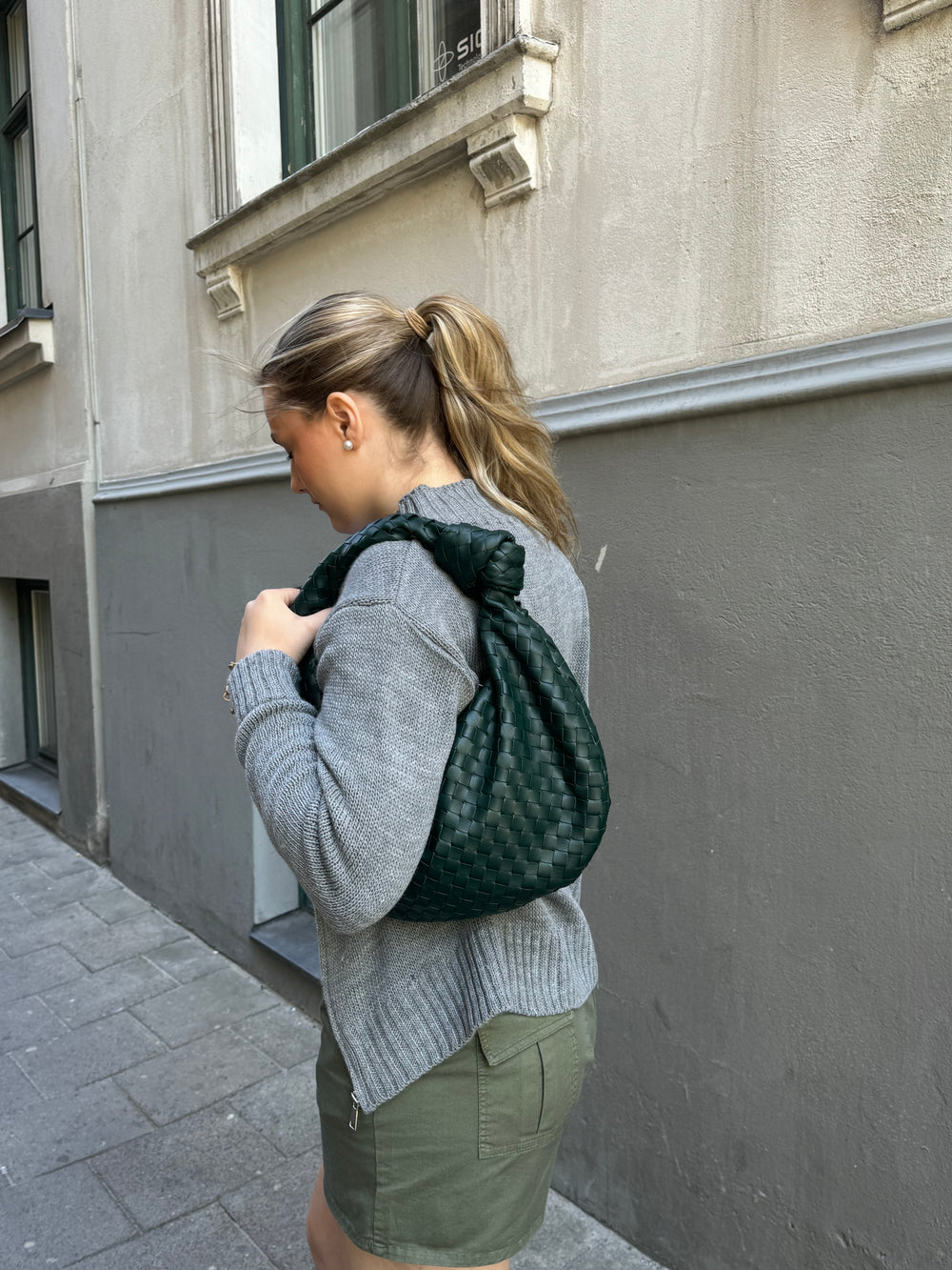 Florence taske - Mørk grøn