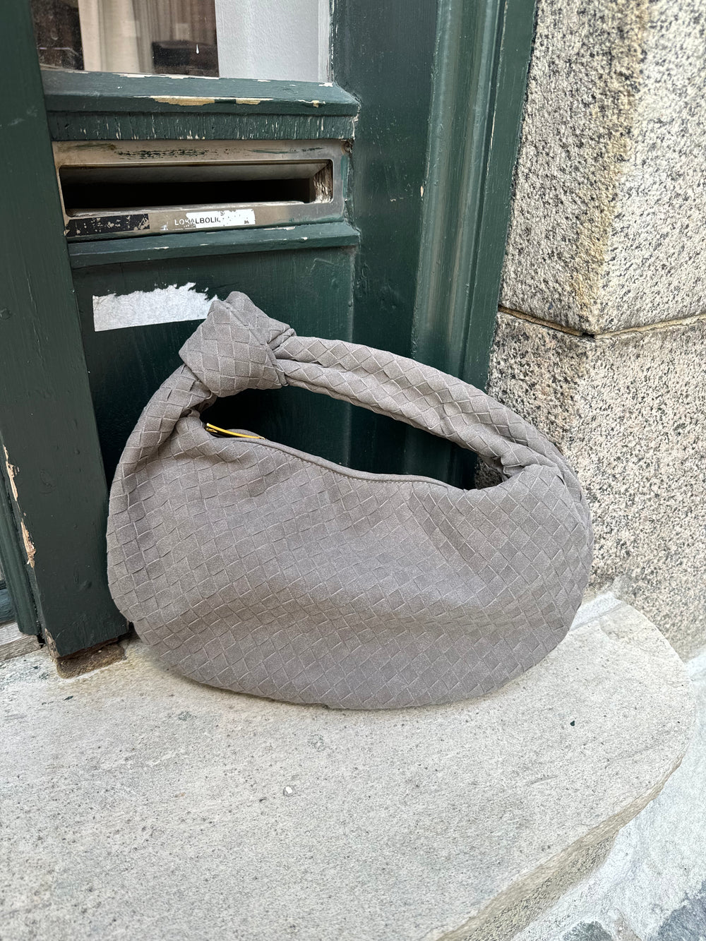 Florence taske i ruskind - Grå