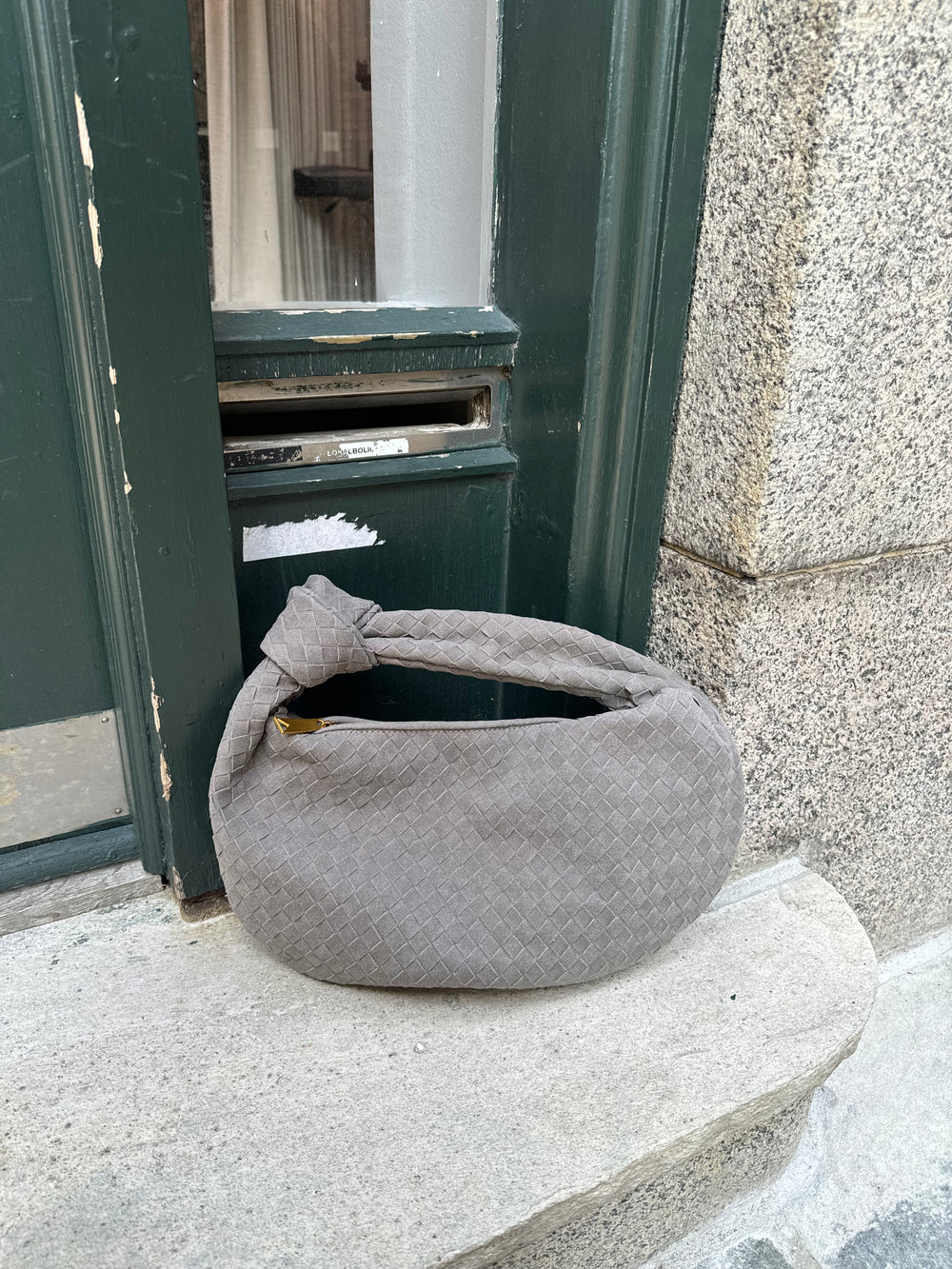 Florence taske i ruskind - Grå