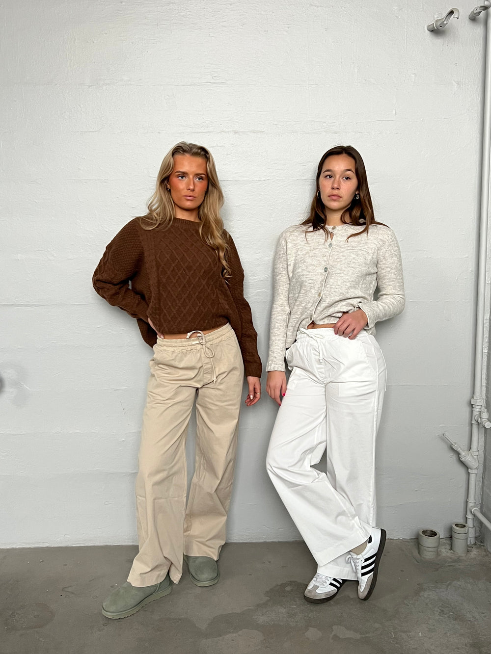 Lucille bukser med snørelukning - Hvid