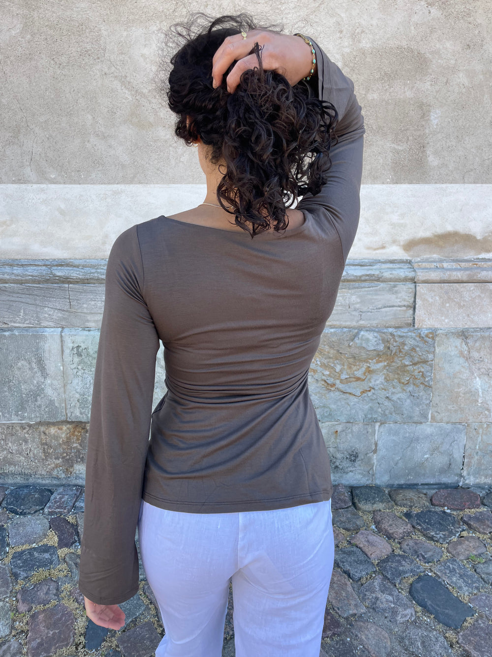 Maddy bluse - Brun