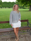 Erla blonde nederdel - Hvid