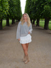 Erla blonde nederdel - Hvid