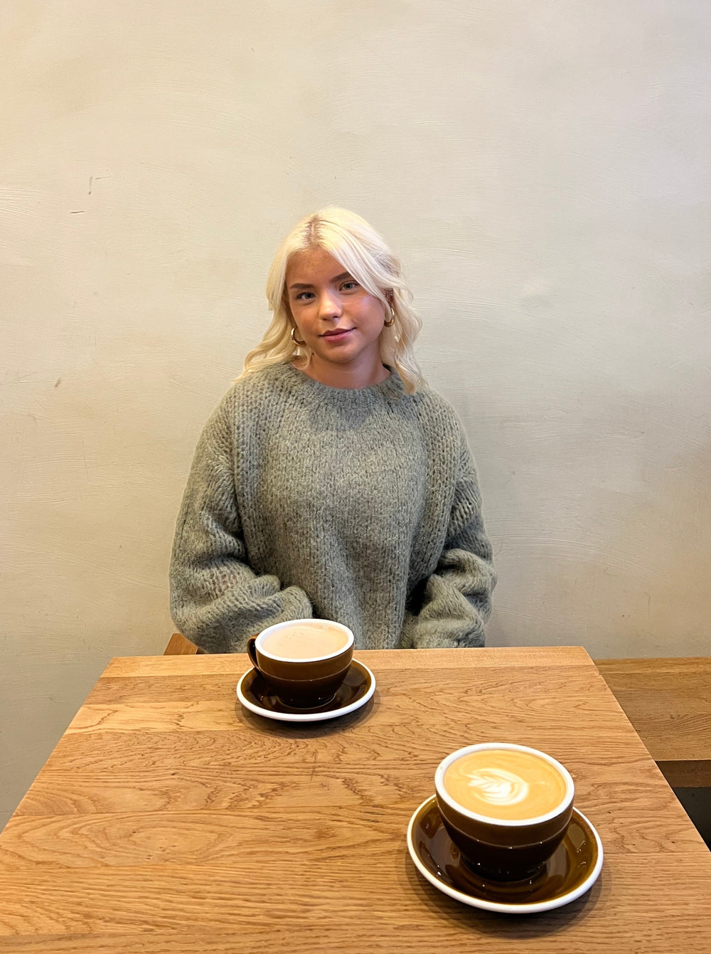 Genevieve striktrøje - Kaki