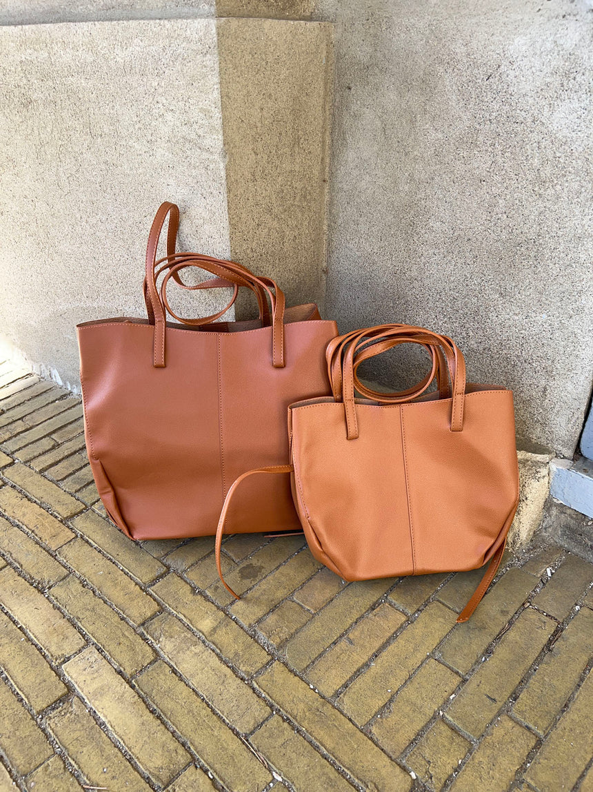 Santiago mini skuldertaske - Brun