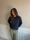 Genevieve striktrøje - Navy