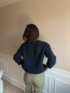 Genevieve striktrøje - Navy