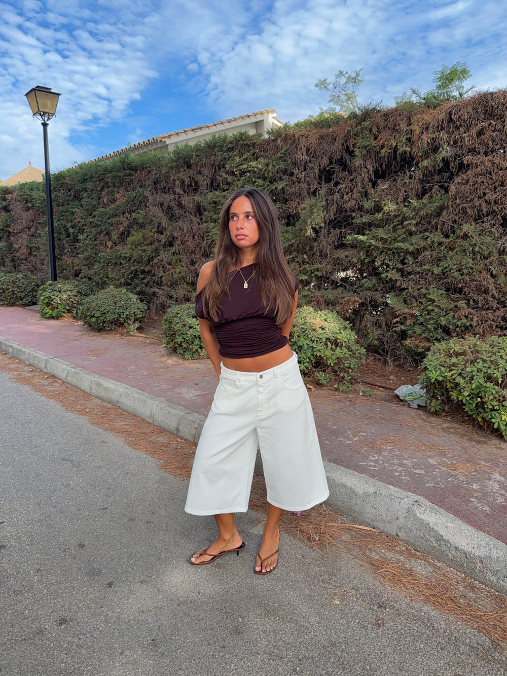 Inga bermuda shorts - Hvid