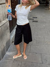 Noelia bermudashorts - Sort