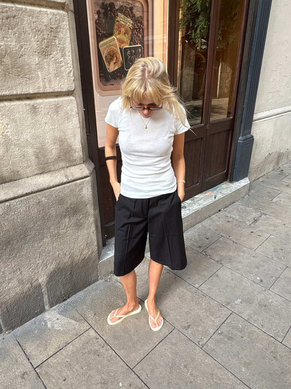 Noelia bermudashorts - Sort