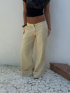 Siv jeans - Lys gul