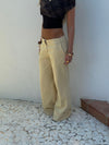 Siv jeans - Lys gul