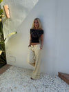 Siv jeans - Lys gul